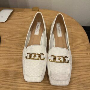 Franco Sarto White Loafer